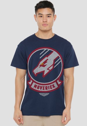 MAVERICK CALL SIGN - Print T-shirt - dark blue
