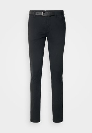 Lindbergh CLASSIC BELT - Chinos - black