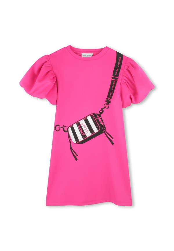 SHORT SLEEVED DRESS - Jersey dress - malabar fluorescent