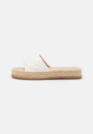 Pantolette flach - white