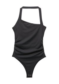 PULL&BEAR ASYMMETRIC  - Linne - mottled black