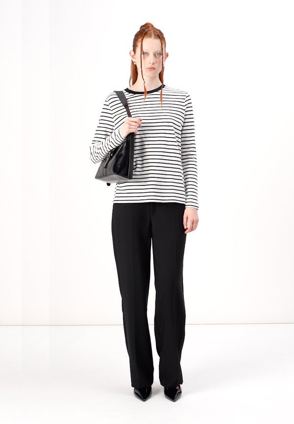 SLFESSENTIAL STRIPED O NECK TEE - Long sleeved top4