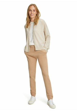 FALKE, Basic New Merino Cardigan - Gilet - beige mel