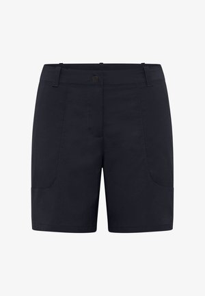 Marine korte broek van lichtgewicht stof, met twee voorkiavakken, een platte voorkant en een klassieke snit met nette stiksels.