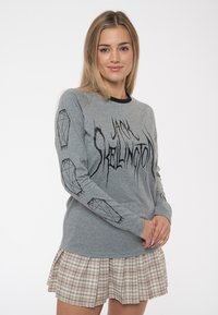 Paradiso Clothing THE NIGHTMARE BEFORE CHRISTMAS PUMPKIN KING - Long sleeved top - grey
