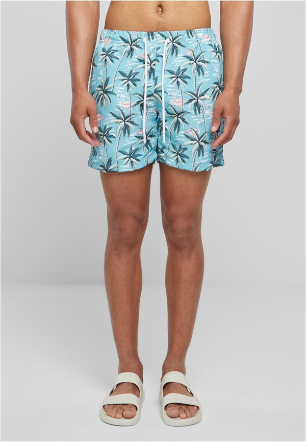 PATTERN - Badeshorts - tropical bird aop