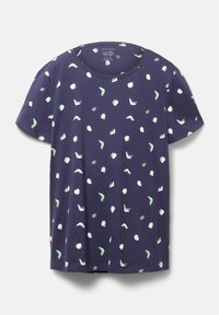 TOM TAILOR Print T-shirt - navy abstract dot print