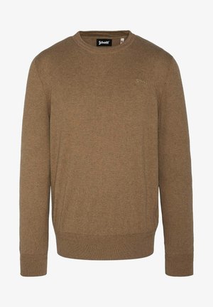 Schott COL ROND - Trui - camel