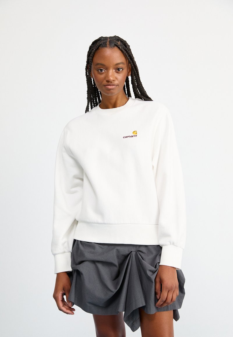 Carhartt WIP AMERICAN SCRIPT - Sweatshirt - white