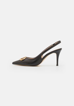 TWINSET SLING BACK OVAL T - Decolleté - nero