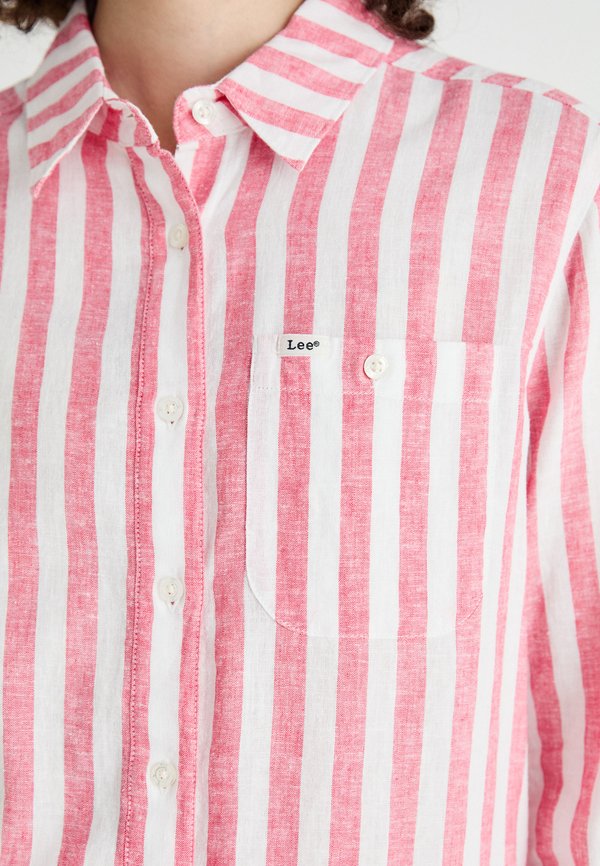 ALL PURPOSE SHIRT - Button-down blouse - lychee awning2