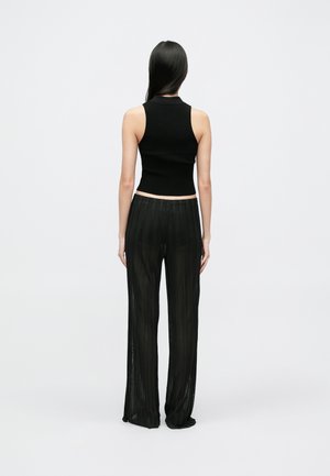 ANAIS TROUSERS - Nohavice - black
