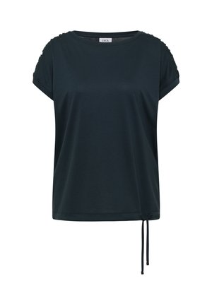 Cecil, KURZARM SHIRT MIT RAFFUNG - Jednoduché tričko - deep petrol blue