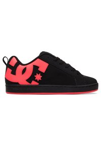 DC Shoes - COURT GRAFFIK - Sneakers - black hot pink Miniatyrbild 1