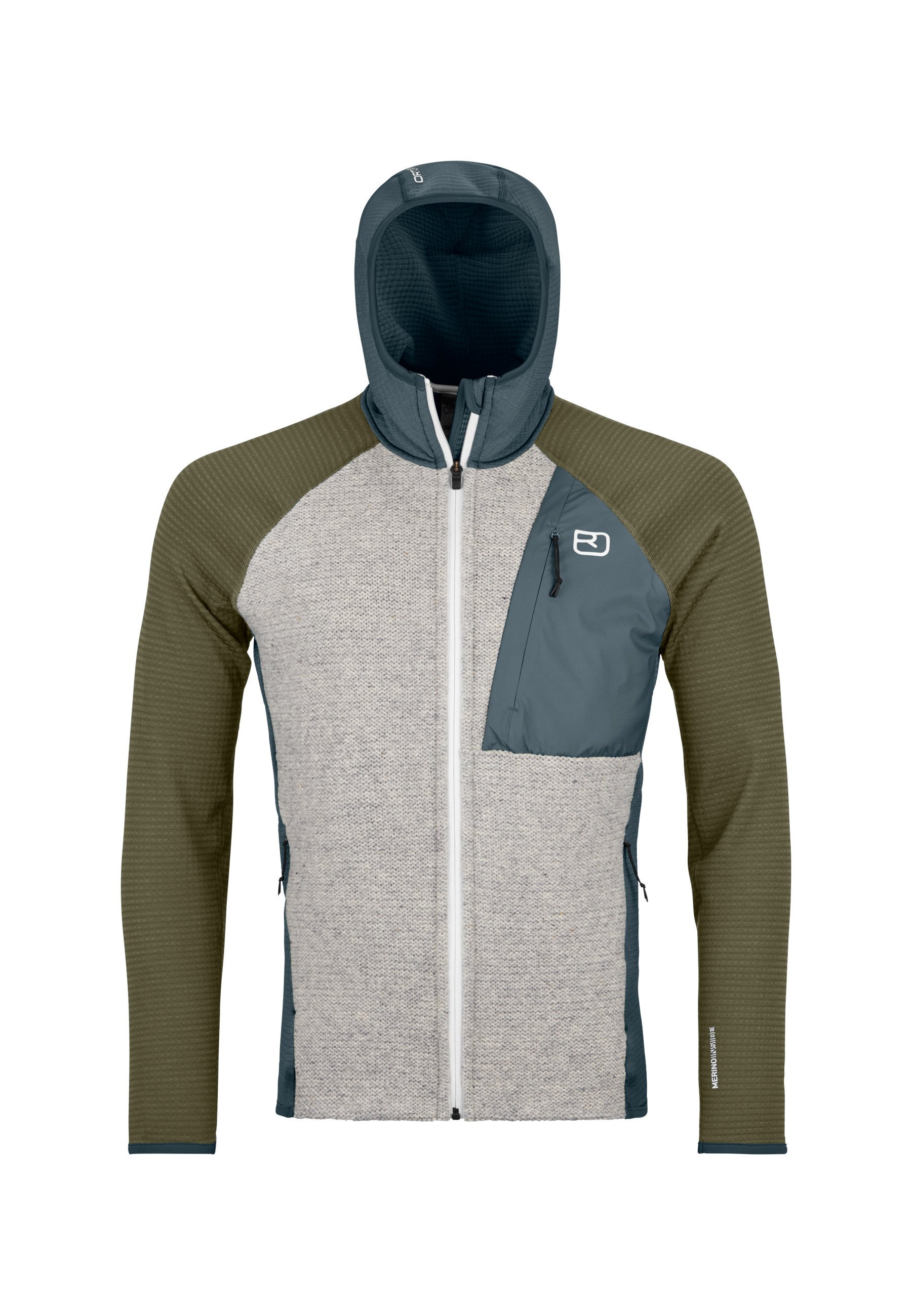 ORTOVOX HOODY CLASSIC Fleecejacke dark arctic grey/dunkelgrau