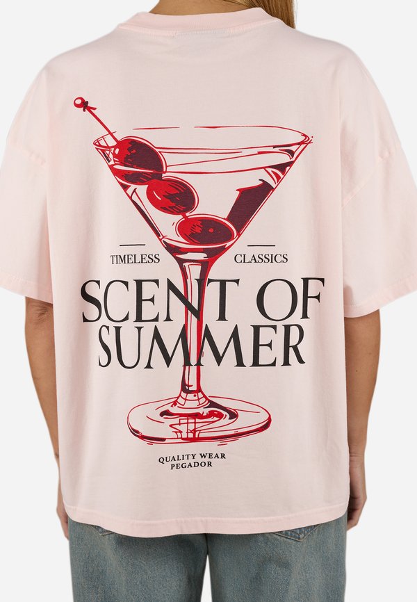 JORBA HEAVY OVERSIZED TEE - Print T-shirt - washed dusty rose3