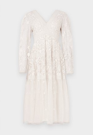 EXCLUSIVE GARLAND MIDAXI DRESS - Îmbrăcăminte de ocazie - cream