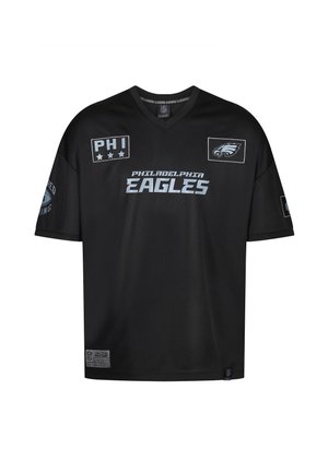 Re:Covered NFL EAGLES PHI 33 OVERSIZED - Print T-shirt - black