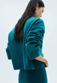 Mango Strickpullover - green