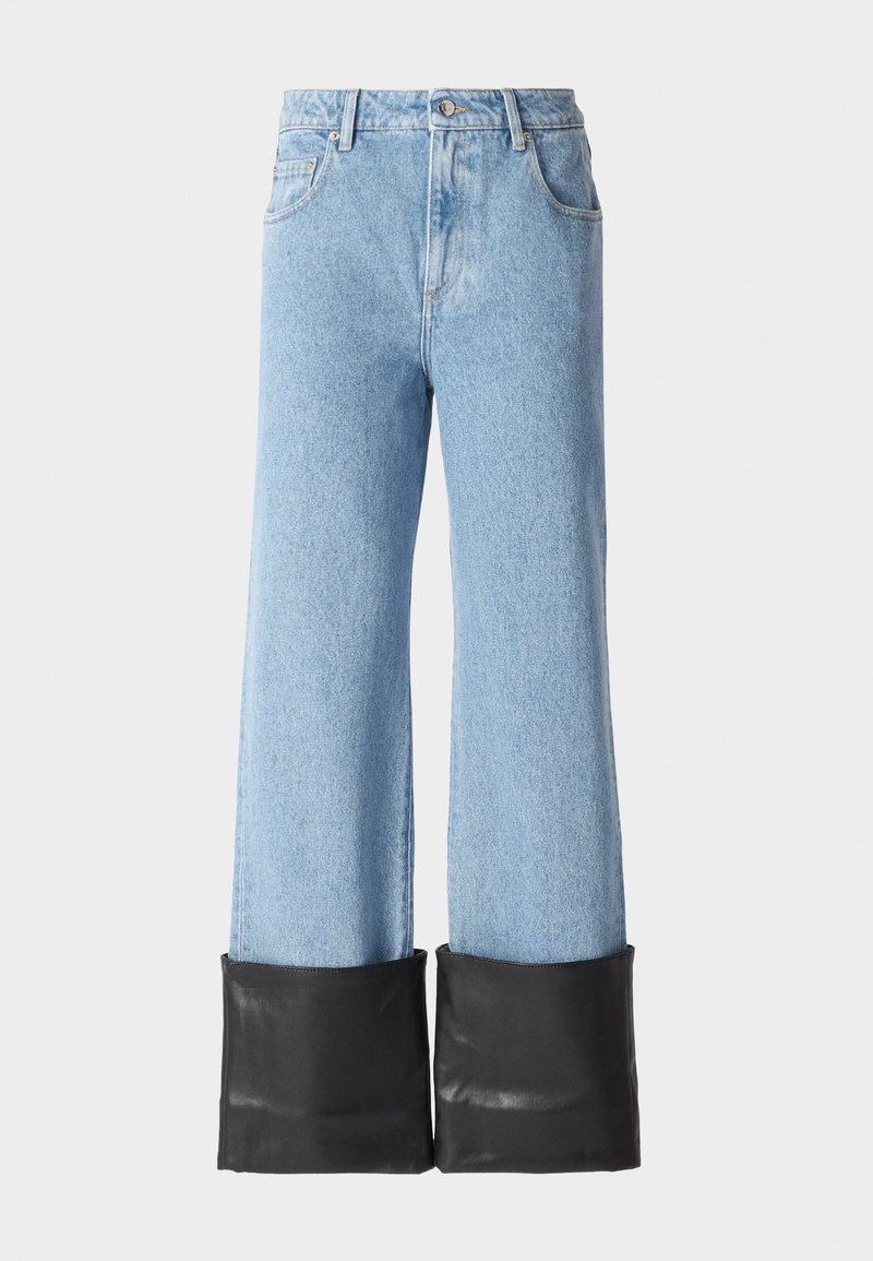 Nanushka Straight leg jeans blauw