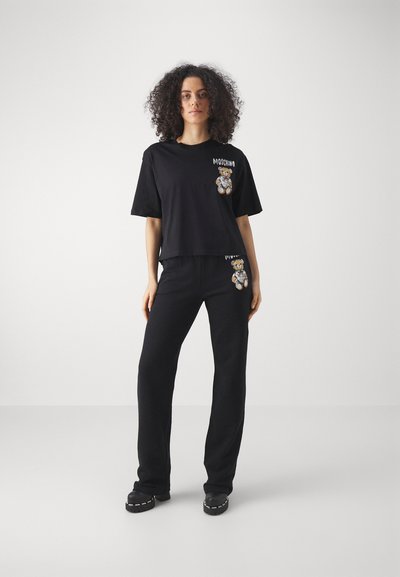MOSCHINO TROUSERS - Treniņtērpa apakšdaļas - fantasy black