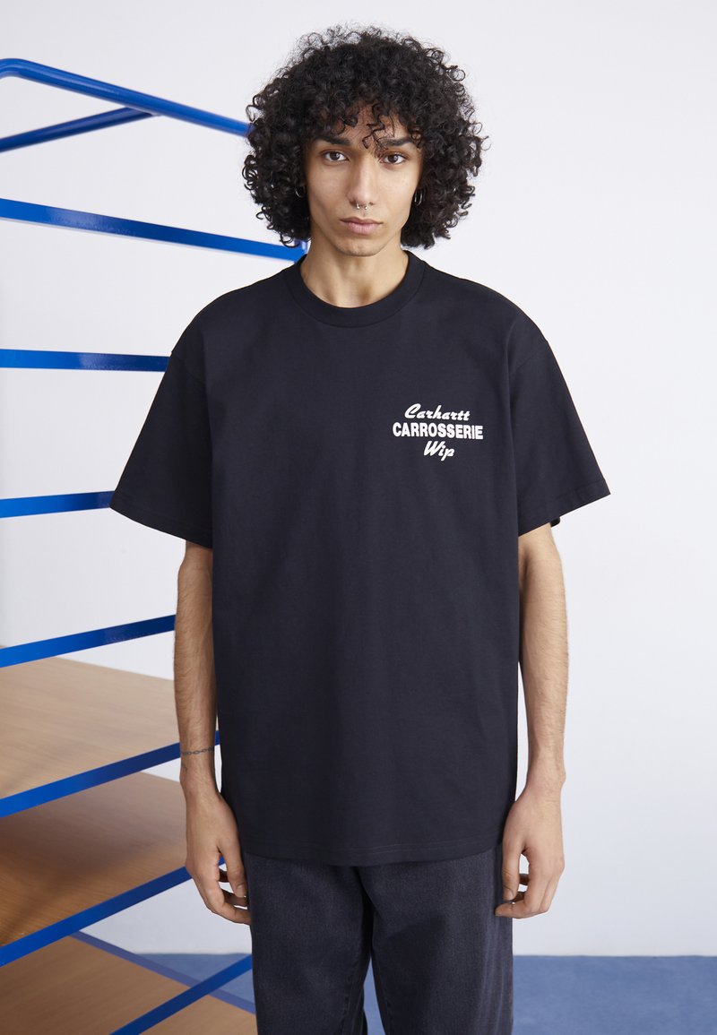Carhartt WIP MECHANICS - Printtipaita - black