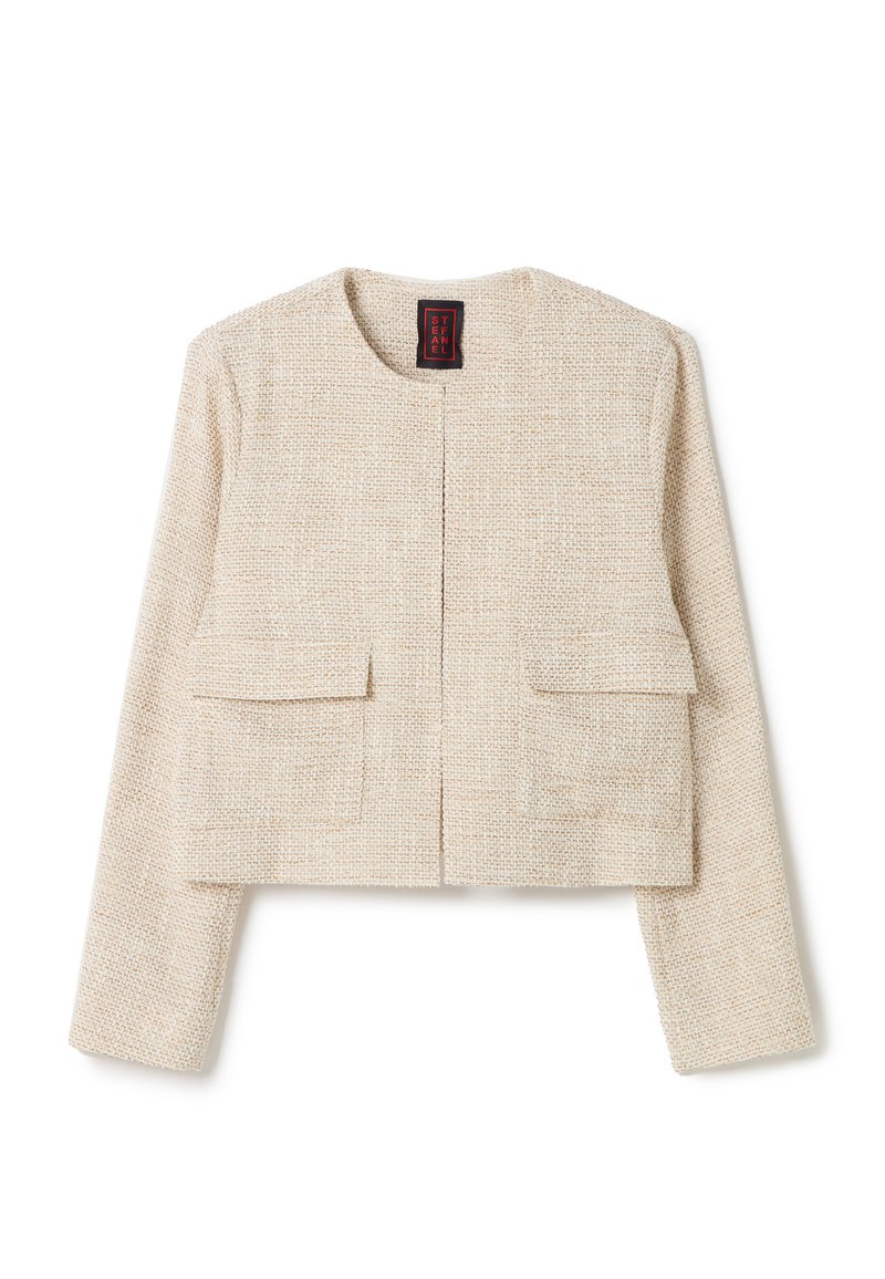 Stefanel Lichte jas bruin