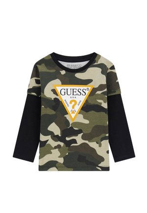 MIT ALLOVER-PRINT - Longsleeve - mehrfarbig grün