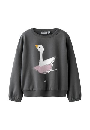 REGULAR FIT - Sweatshirt - lava smoke