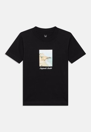 JORNORREBRO PHOTO TEE CREW NECK - Majica kratkih rukava s printom - black