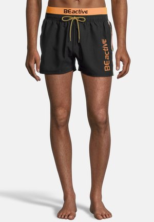 BECO the world of aquasports, BADESHORTS POWER STREAM - Zwemshorts - koralle-schwarz