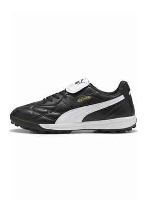 KING - Fußballschuhe Turf - black white gold