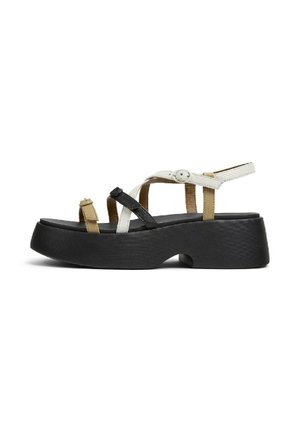 Plateausandalette - multicolor