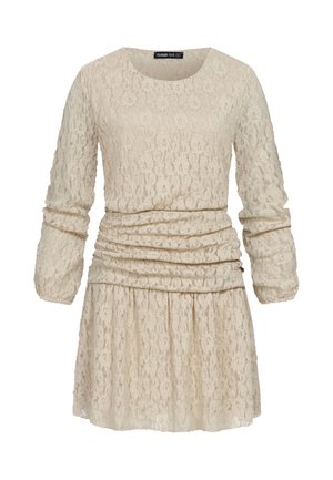 Cloud 5ive, LACE MINI DRESS - Robe de jour - beige