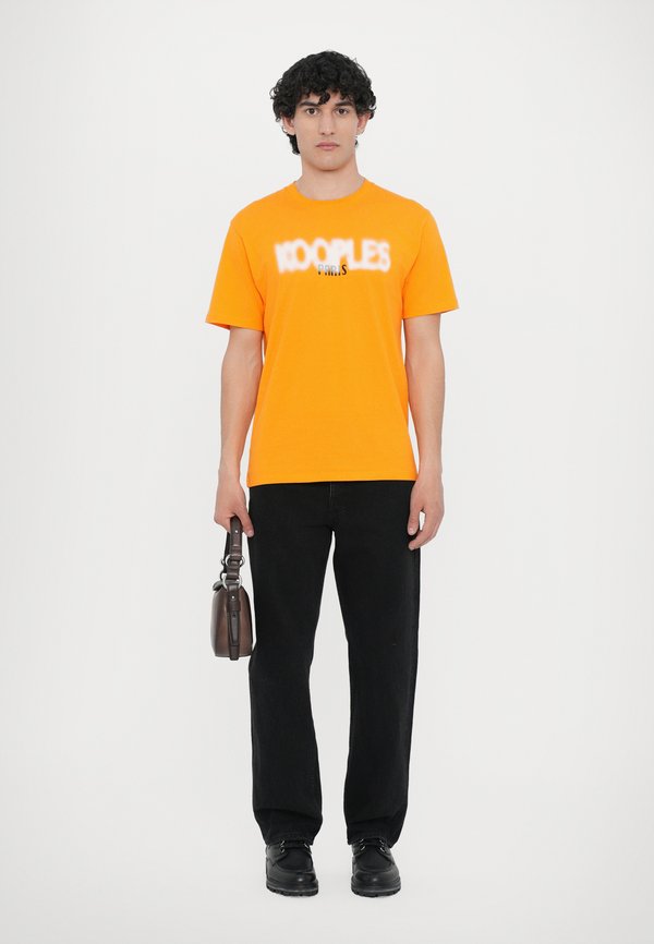 Print T-shirt - orange3