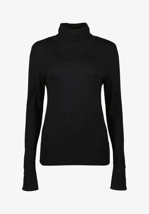 Blue Seven ROLLKRAGEN ESSENTIALS - Striktrøje - schwarz