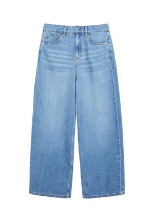 comma, JEANS-HOSE - Wide Leg - blau