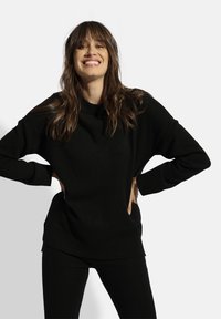 Just Cashmere CREWNECK  - Strickpullover - black
