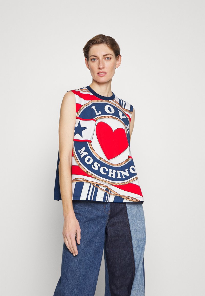 Love Moschino Top white/weiß Zalando.de