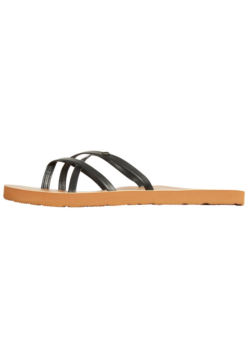 Volcom SCHOOL - Chanclas de dedo black/negro - Zalando.es