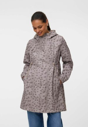 MAMALICIOUS, MLNELL AOP 3IN1 SOFTSHELL JACKET A. - Parka - vintage khaki