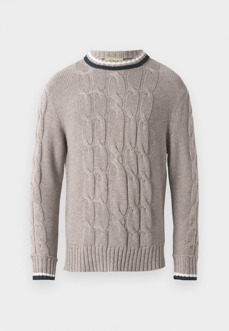 FTC Cashmere Trui lichtbruin