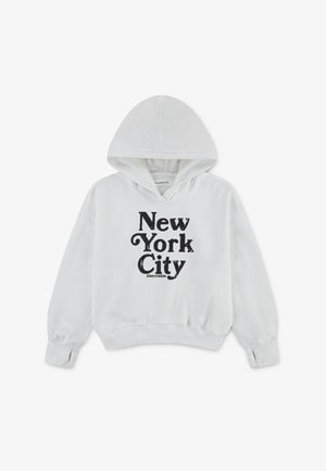 Abercrombie & Fitch Sweatshirt com capuz - bright white