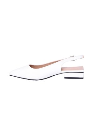 Ballerine sling - bianco