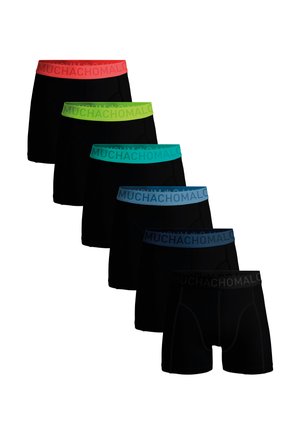 6-PACK  SOLID - Kratke boksarice - black