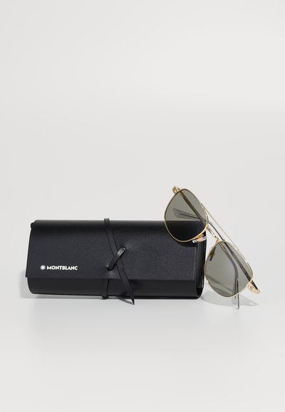 Mont Blanc Occhiali da sole - gold-coloured/grey