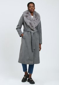 INFLUENCER COLLAR - Abrigo clásico - grey
