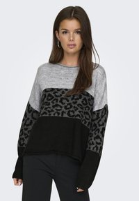 ONLY ONLJADE O NECK - Jumper - light grey