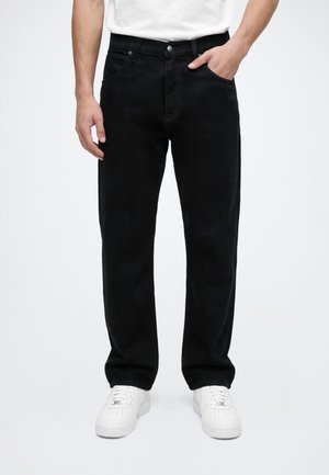 Edwin, TYRELL PANT - Baggy Jeans - black/ rinsed