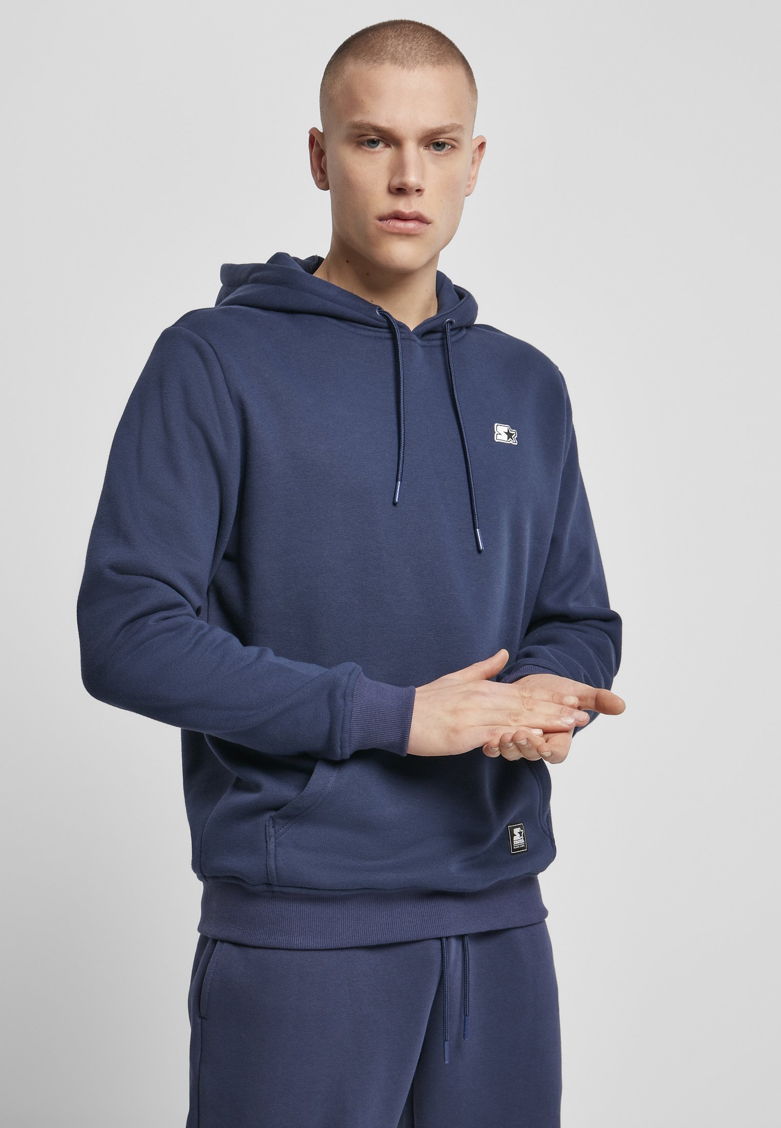 dark navy essentials hoodie